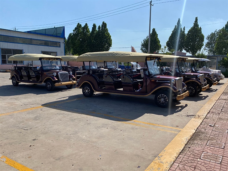 Vintage cars 4 rows of 11 seats LSLS style