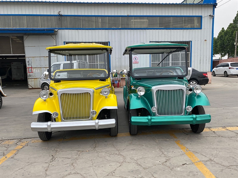 Vintage cars 3 rows of 8 seats