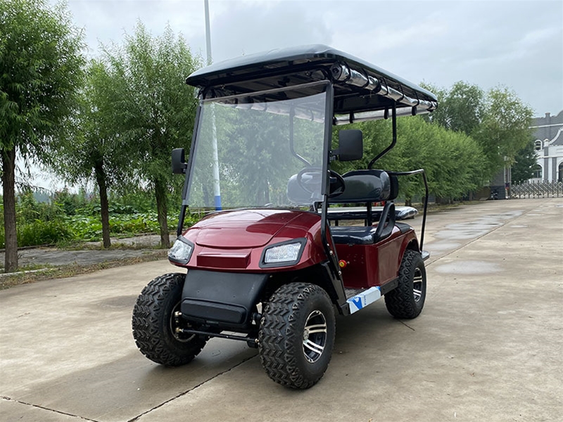 Golf cart 1+1 row, 4 seats